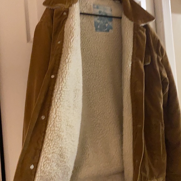Corduroy Shearling Fleece Lined Jacket - Picture 3 of 4
